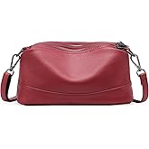 GAEKEAO Crossbody Bags for Women Small Cross Body Bag Genuine Leather Camera Bag Purse with Adjustable Strap