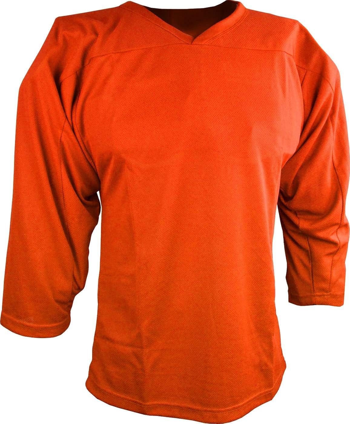 Sports Unlimited Youth Hockey Practice Jersey Orange: Clothing