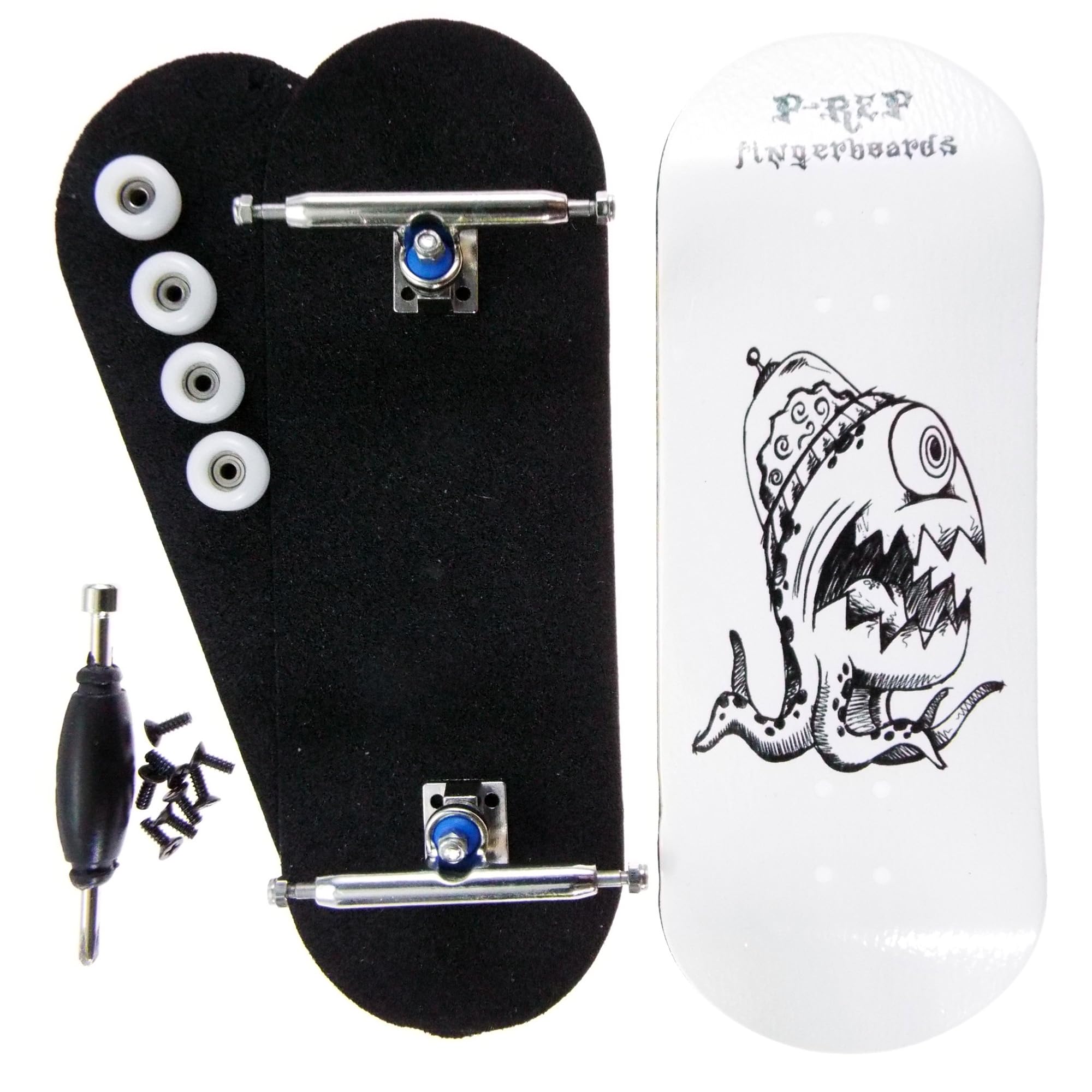 P-REP V2 Performance Complete Wooden Fingerboard 34mm - Alien Brain
