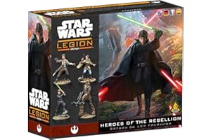 Asmodee Star Wars: Legion Heroes of The Rebellion Character Pack - Tabletop Miniatures Game, Strategy Game for Kids and Adult