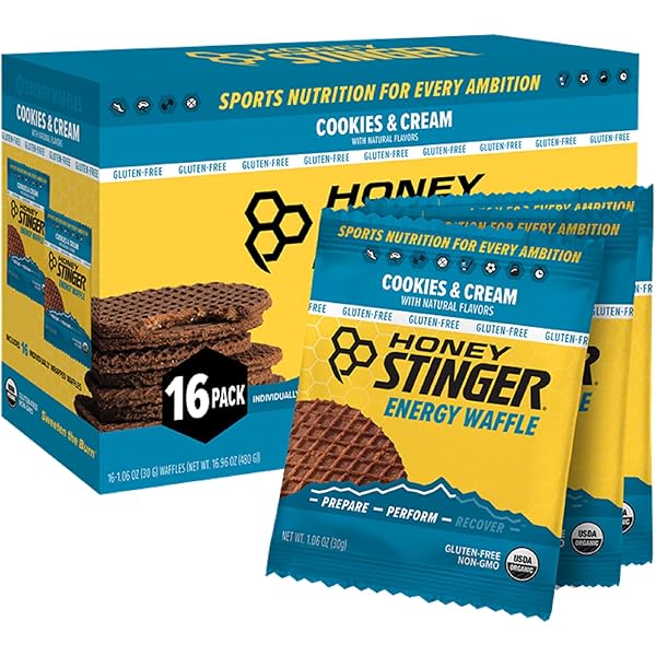 Honey Stinger Organic Waffle Variety Pack - 12 Energy Stroopwafels For Exercise