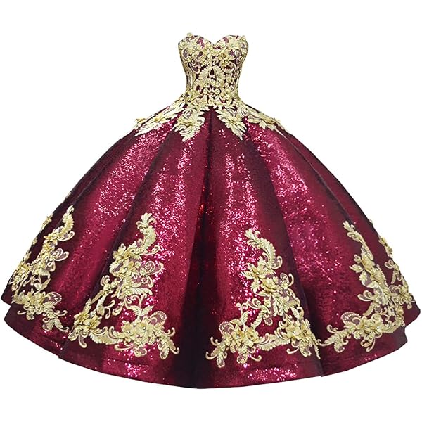 Snow Lotus Women's Sweetheart Neck Quinceanera Dress - Lace Applique Ball Gown With Ruffles & Lace-Up Back
