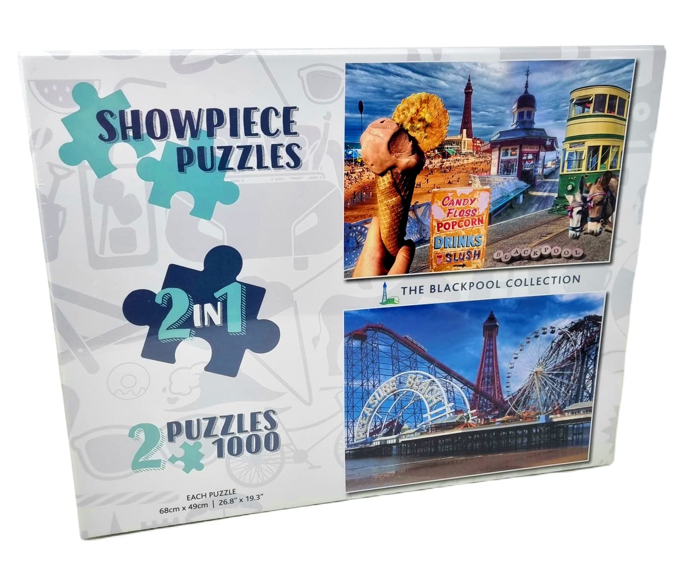 Showpiece Puzzles 2 x 1000 Piece Collection (Blackpool)