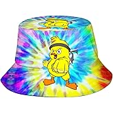 Funny Duck Bucket Hat Fisherman Hat Beach Travel Sun Hat Outdoor Cap for Unisex Men Women