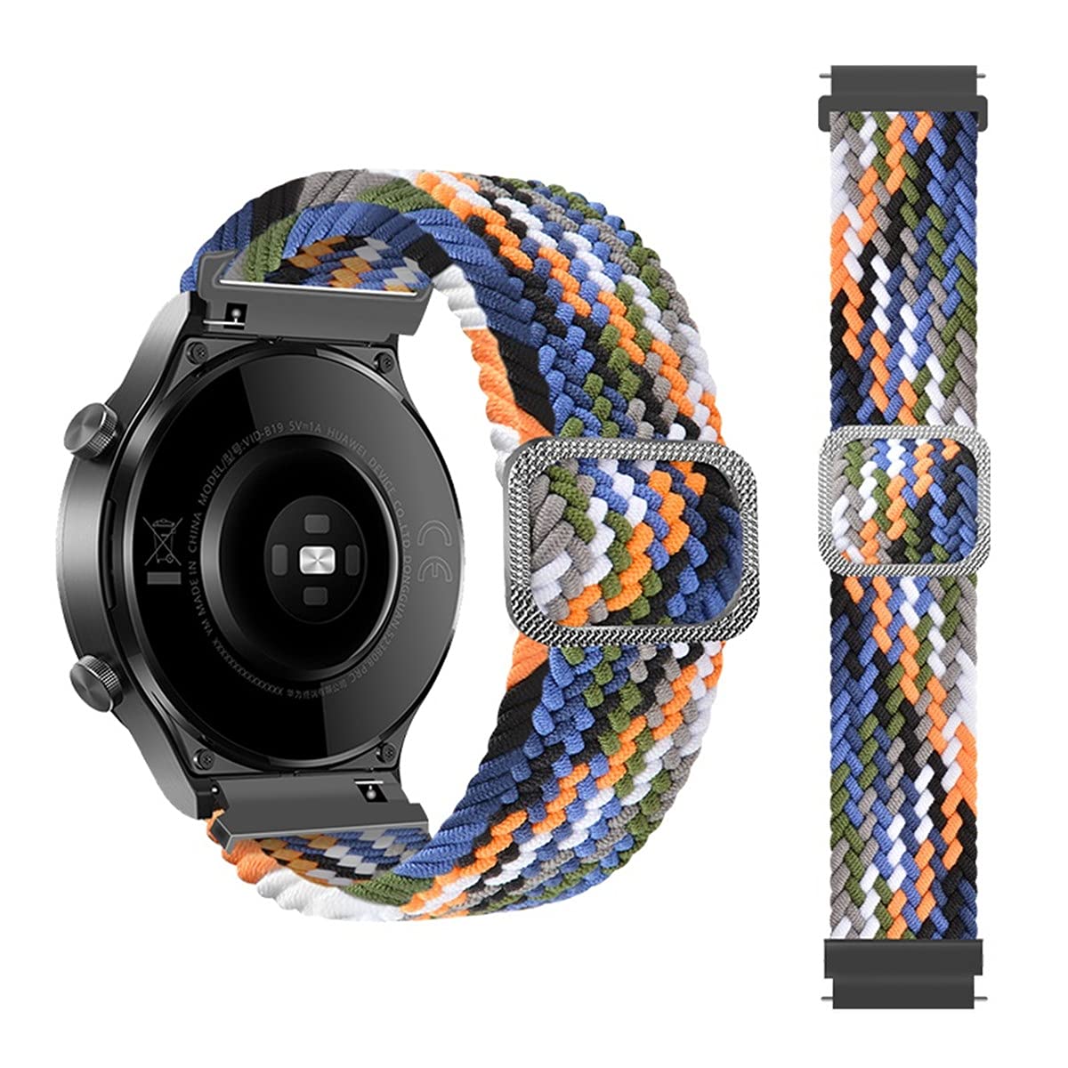 BoLuo 20mm Watch Strap for Huami Amazfit Neo/Polar Ignite/Polar Unite,Sport Nylon Band Wrist Strap,Replacement Bracelet Wristband for Huami Amazfit GTS 2 Mini/Pop Pro/Amazfit GTR 42MM (color)