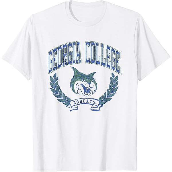Georgia College GCSU Bobcats Long Sleeve T-Shirt – Charcoal Heather With Arch Mascot Logo, Size Large - View #12