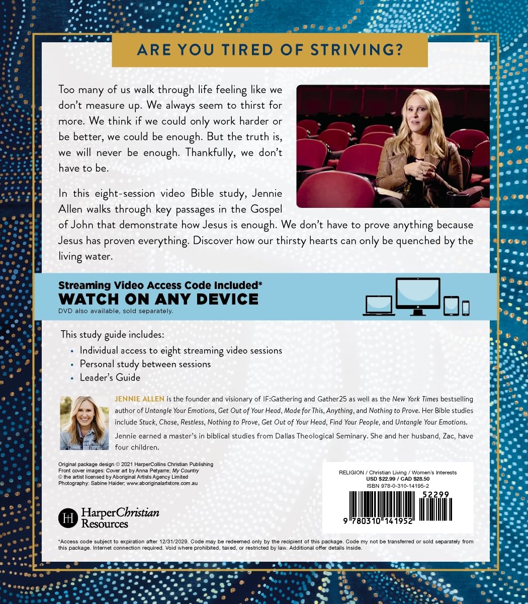 Nothing to Prove Bible Study Guide plus Streaming Video: Eight-Session Bible Study in the Gospel of John Nothing to Prove Bible Study Guide plus Streaming Video: Eight-Session Bible Study in the Gospel of John Paperback Kindle