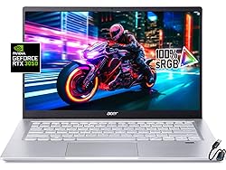 Acer Swift X 14" FHD 100% sRGB Slim Laptop, AMD