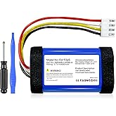 OHZHAO 8500mAh Replacement Battery for JBL Flip 5, Part No: 1INR19/66-2 ID1060-B, 2025 Upgrade High Capacity 3.7V Battery for Flip 5 Bluetooth Speaker
