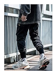 MOKEWEN Men's Tech Sports Straps Cargo Pants 29