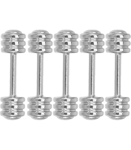 SOPOTUTU 3pièces Mini Dumbbell Dolls Accessoires De Maison Miniature Haltères Décorations pour Maison De Poupée Et Paysage Miniature SOPOTUTU 3pièces Mini Dumbbell Dolls Accessoires De Maison Miniature Haltères Décorations pour Maison De Poupée Et Paysage Miniature