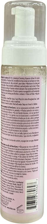 KeraCare Foam Wrap Set Lotion 8oz Heat Activated Hold Conditioning view 7