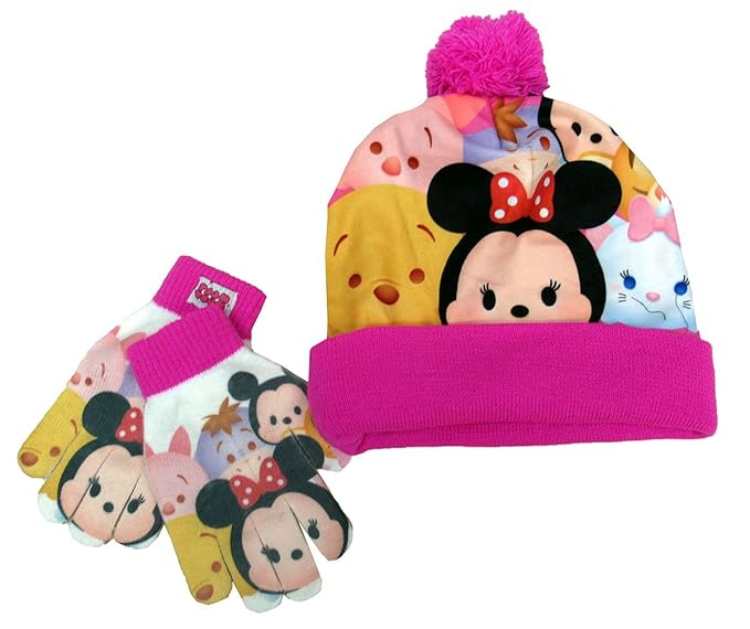 hat and glove set for toddler girl