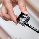 benecos Double Sharpener Cosmetic Pencils Integrated Cleaning Spatula view 2