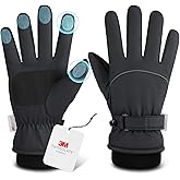 Winter Ski Gloves for Men and Women,Upgraded Windproof Cold Weather Thermal with Touchscreen Fingers for Outdoor Sports