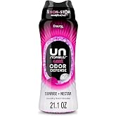 Downy Unstopables Fusions Odor Defense In-Wash Laundry Scent Booster Beads, Sunrise + Nectar Scent, 21.1 OZ, 2-in-1 Laundry Beads for Odor Defense