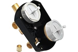 WANYOUS R22000 Shower Valve for delta Faucet, Universal Shower Diverter Valve for delta Trim Tit & Shower System, Integrated Diverter Rough In Shower Valves Kit 3-Way 6-Setting