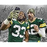 Ikonic Fotohaus Aaron Rodgers Aaron Jones Signed Photo Autograph Print Wall Art Home Decor