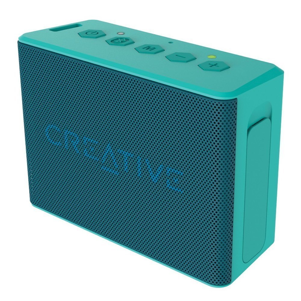 Creative MUVO 2c Palm Sized Water Resistant Bluetooth Speaker with Built-In MP3 Player - Turquoise โ image 1