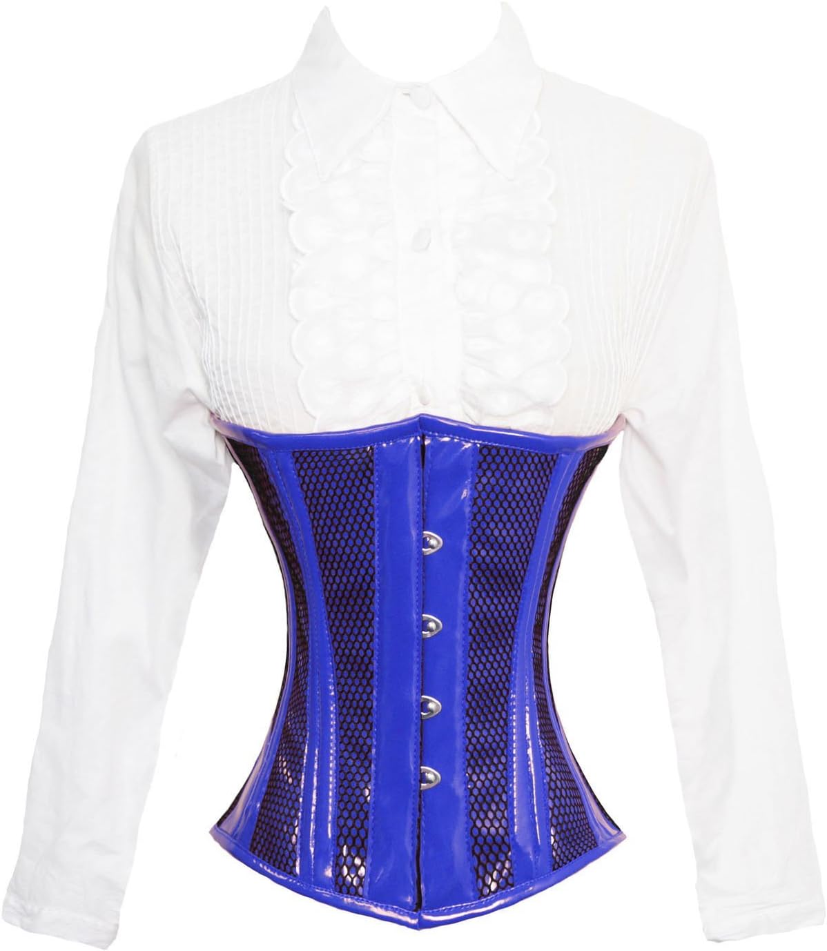 luvsecretlingerie 22 Full Double Steel Boned Waist Training PVC Underbust Corset