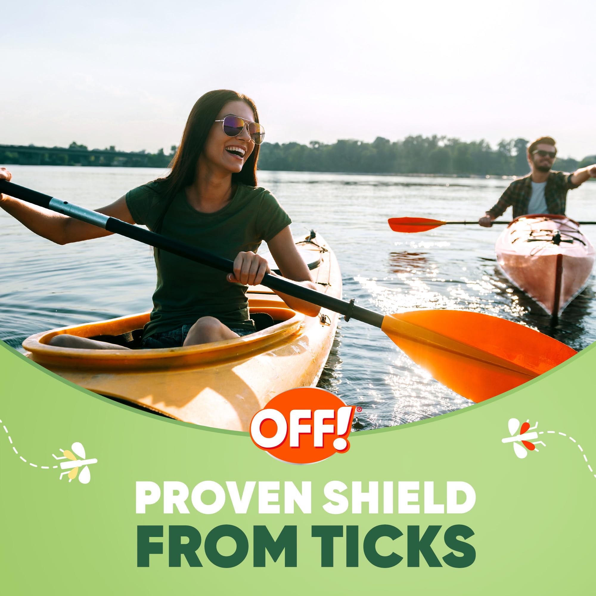 OFF! Deep Woods Insect Repellent Aerosol, Dry, Non-Greasy Formula, Bug Spray with Long Lasting Protection from Mosquitoes, 4 Oz, 2 Count