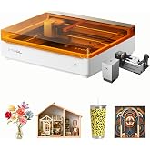 xTool M2 20W Color Craft Laser Engraver, with Dual Cameras, CMYK Inkjet Printer, RA3 Lite Rotray, Class 1 Enclosed Safe Laser Engraving Machine for Wood, Leather, Felt, Fabric, Paper, DIY Crafts