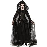 Rubies Adult Full-Length Sheer Cape with Oversized Hood
