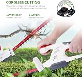 NETTA Cordless Hedge Trimmer & Tree Trimmer Ultralight 2kg 450mm Blade view 2