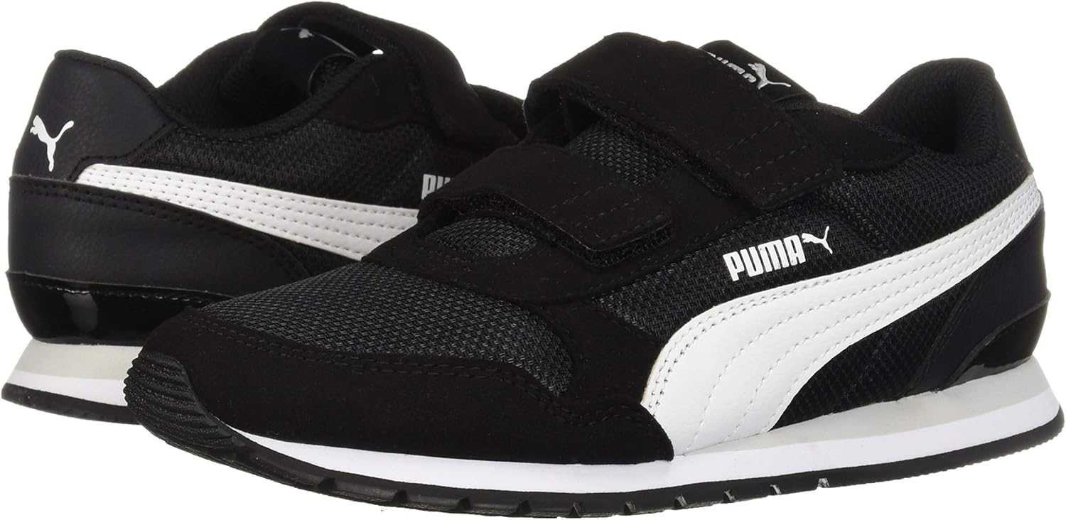  | PUMA Kids' St Runner hook and loop fastener Sneaker | Shoes