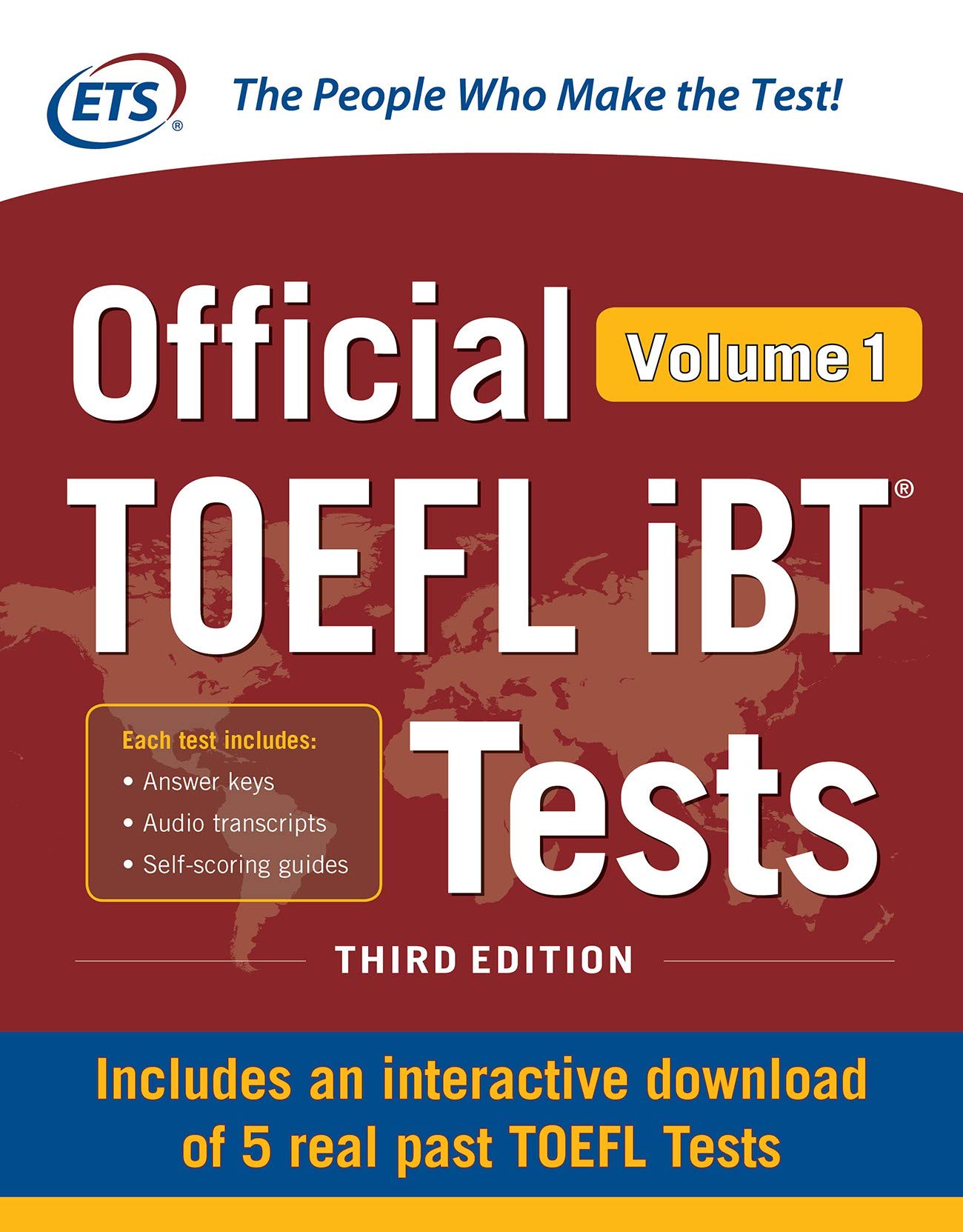 Amazon Com Official Toefl Ibt Tests Volume 1 Third Edition Ebook Educational Testing Service Kindle Store