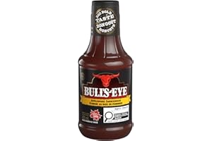 Bull's-Eye Applewood Smokehouse Barbecue Sauce, for Marinating Meats and Easy Grilling, 425 mL