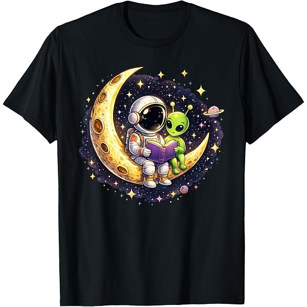 Carta da parati decorativa Astronaut in Space - Rocket and Planets in