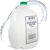 BISupply Deionized Water Gallon Type 2 Deionized Water Jug - 1Gal Type II Demineralized Sterile Distilled Water for Automotive and Laboratory Equipment