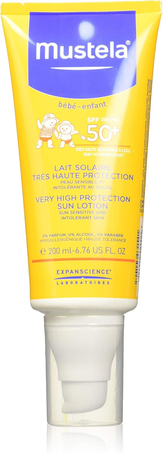 Mustela Bebé Sun Lotion SPF 50+ Crema - 200 ml: Amazon.es ...
