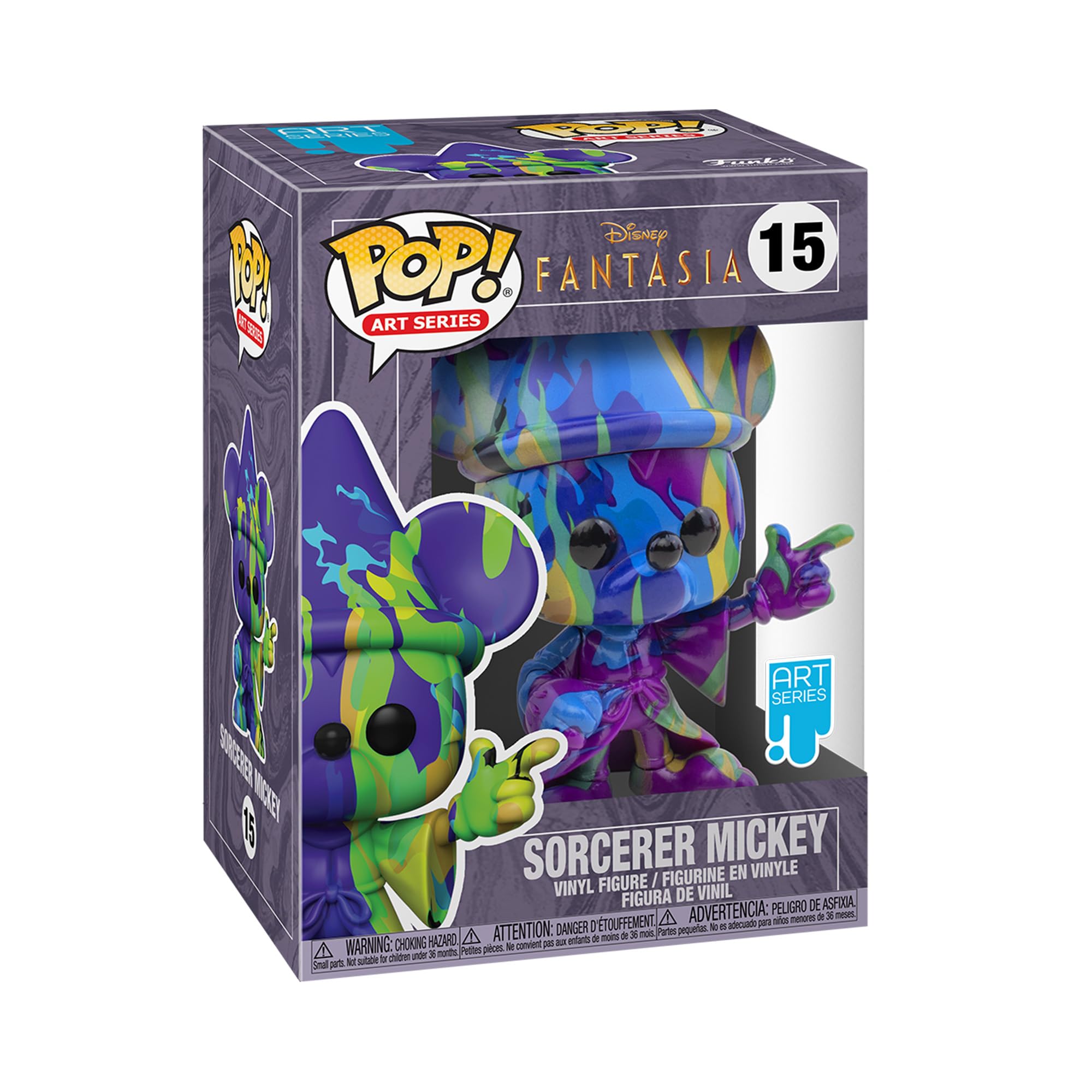 Funko POP! Disney: Fantasia 80th-Mickey#2 - Object - (Artist Series) Fantasia - Collectable Vinyl Figure - Includes Premium Plastic Protector Display Case - Gift Idea - Official Merchandise