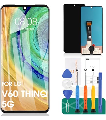 Kit De Pantalla Completa Para LG V35 ThinQ - Incluye LCD, Táctil Y Marco - Color Negro
