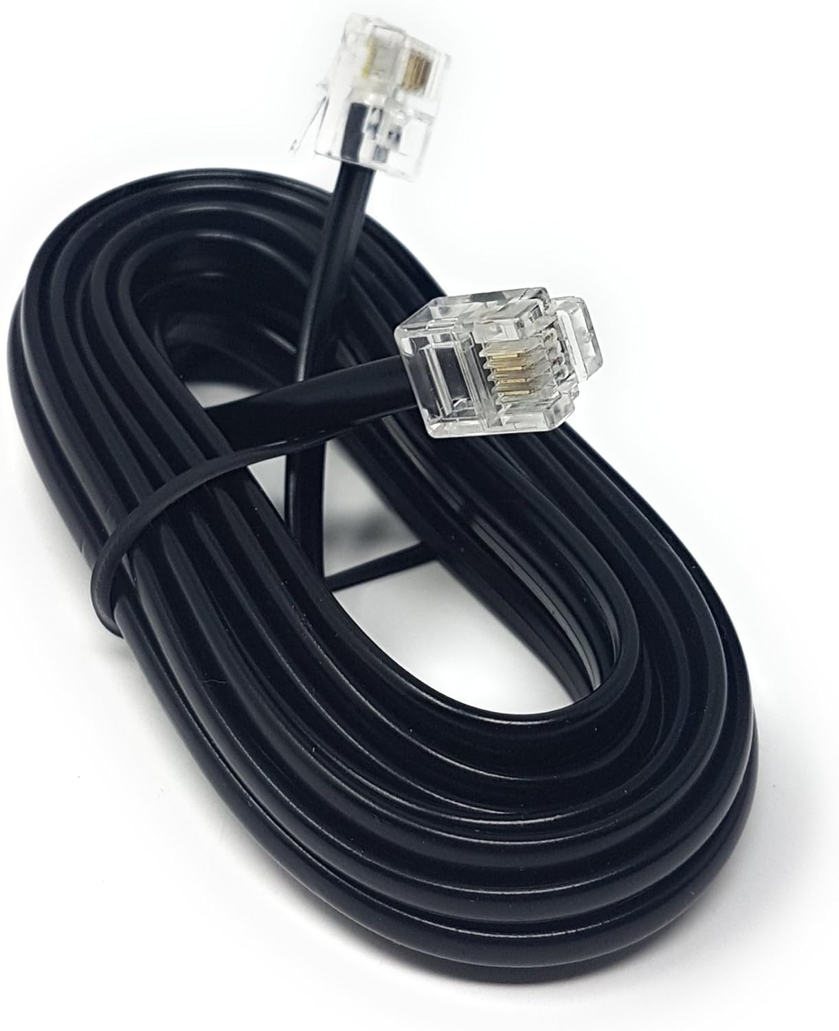 Câble de modem haut débit ADSL Plat Noir Amazon.fr Hightech