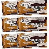 MEG - Military Energy Gum | 100mg of Caffeine Per Piece + Increase Energy + Boost Physical Performance + Cinnamon 6 Pack (30 
