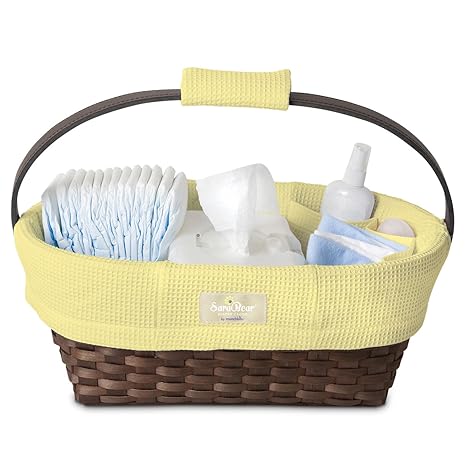 Munchkin Sarabear Portable Diaper Caddy (Yellow)