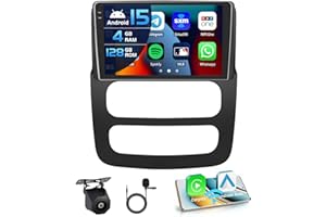 Inefala 4+128G Car Stereo for Dodge Ram 1500 2500 3500 2002-2005 Radio CarPlay Android 15 9" Incell Touchscreen Android Auto 