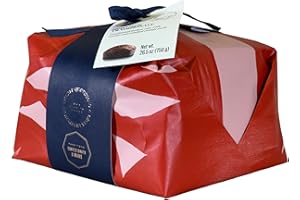 Fiasconaro Traditional Panettone 750 Gram Red Bow Wrapped by Fiasconaro