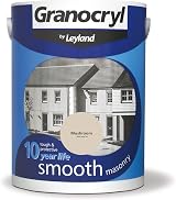 Leyland Granocryl Smooth Masonry Mushroom 5L - 10 Year Protection, 50 m²