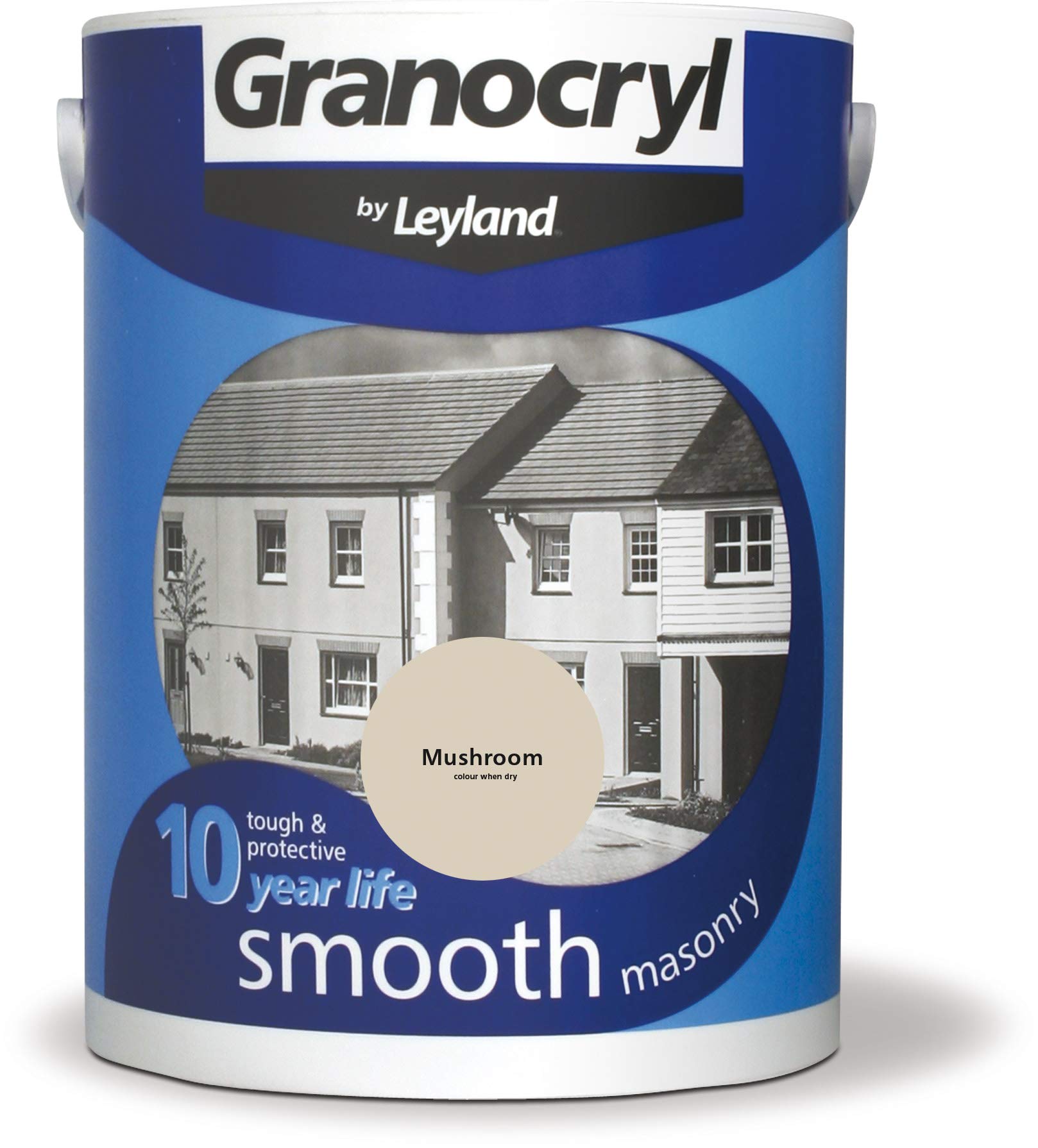 Leyland Granocryl Smooth Masonry, Mushroom, 5L