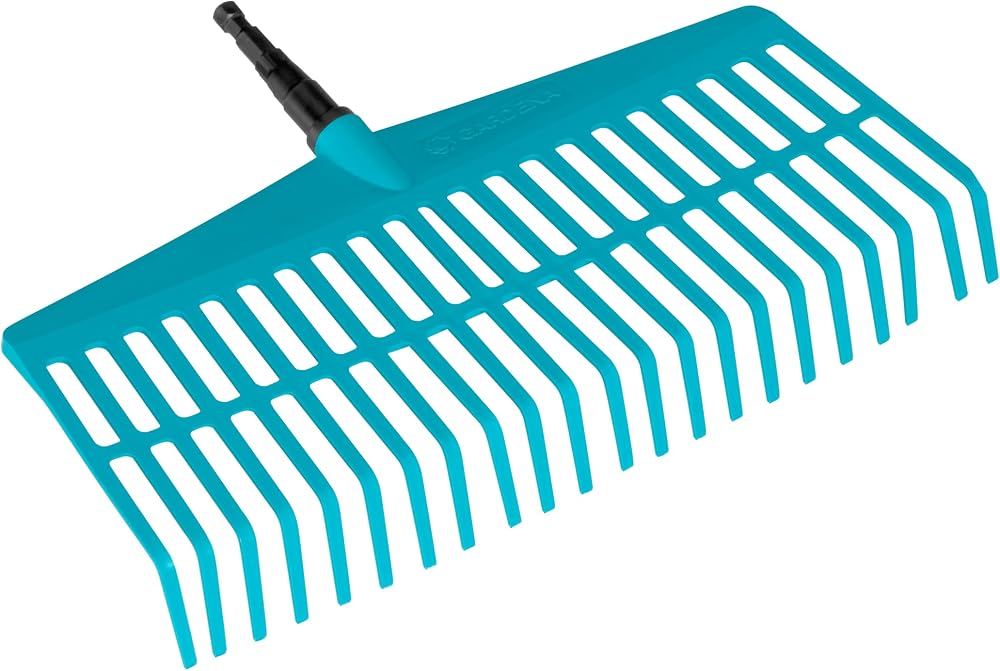 Gardena combisystem Lawn Rake 43 cm with Plastic Tines CS Compatible 3101-20