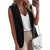 BTFBM Blazers For Women Spring Button Down Loose Vest Tops For Women Work Business Casual Outfits Summer Fashion 2026