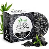 Shampoo Bars with Conditioning Effect Solid Natural Biodegradable Charcoal | Shampoo Bar Rice Protein Biotin Vitamin C Vegan Cold Pressed, Plastic Free, Cruelty Free, Coconut Oil for Hair, Moisturizing