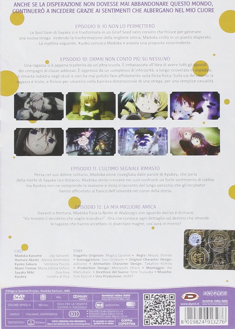 Amazoncom Madoka Magica Serie Completa Eps 01 12 3