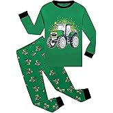 Little Boys Pajamas Fire Truck Kids Train 2 Piece Pjs Dinosaur Sleepwear Toddler Boy Tractor Clothes Sets 2-7 Years