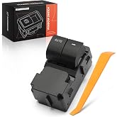 A-Premium Front Left Driver Side Power Window Switch | Compatible with Ford F-250 F-350 Super Duty 2009-2010, E-350 Super Duty/E-150/E-250 2009-2014, Ranger 2009-2011