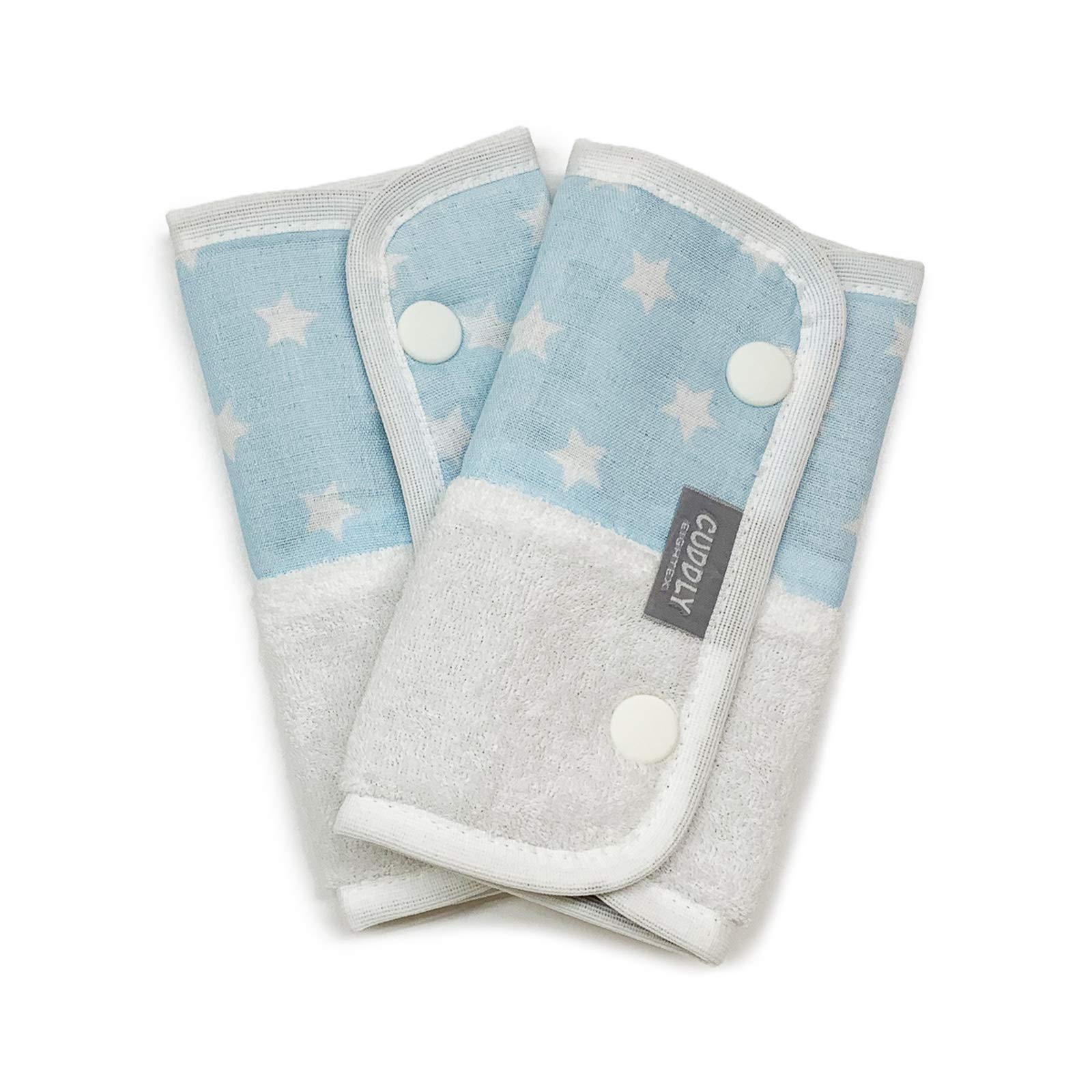 日本エイテックス カドリー 抱っこひものよだれカバー ショルダーカバー パイル&ガーゼ アクアスター 01-127商品画像